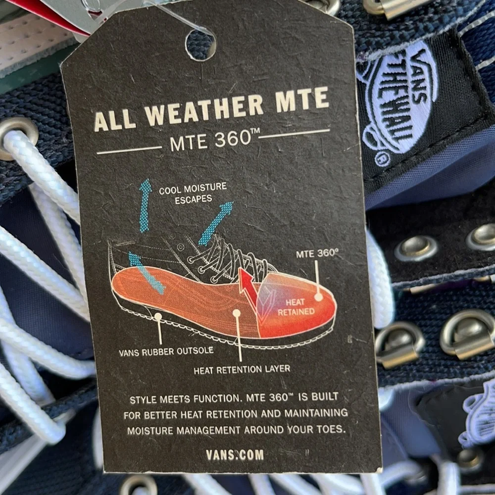 Vans Women's Multi-Color High-Top Winter Boots USED. No longer has tags.